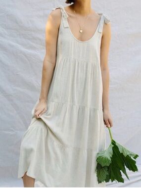 Rachel pally linen Adelaide dress